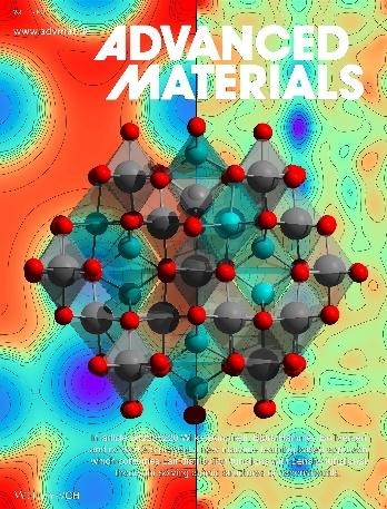Our PDF + DFT + ML approach on the cover of Advanced Materials